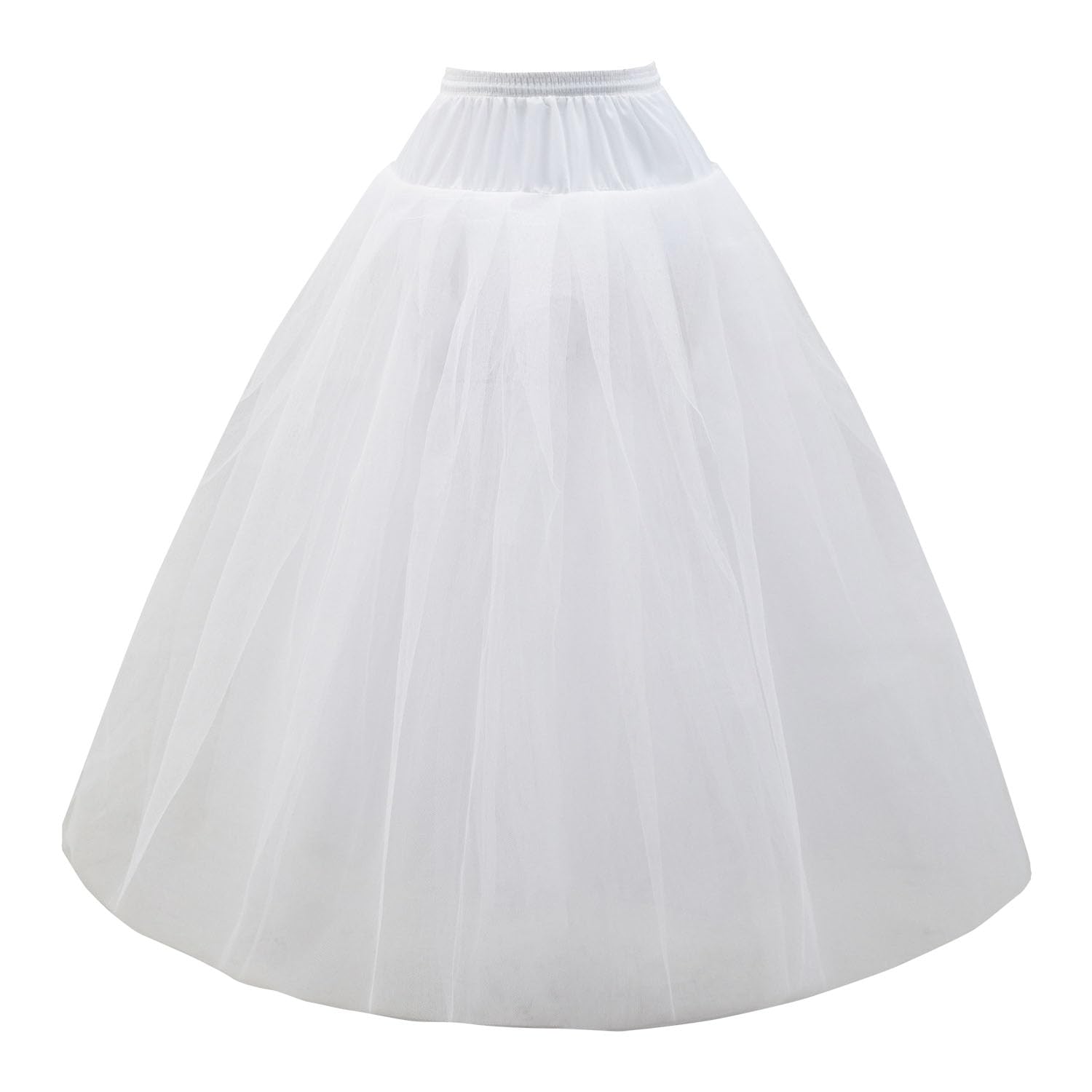 Women Formal Wear Combination - ผู้หญิงยาว Crinoline Petticoat Slip กระโปรงเต็มสําหรับเดรส Layered