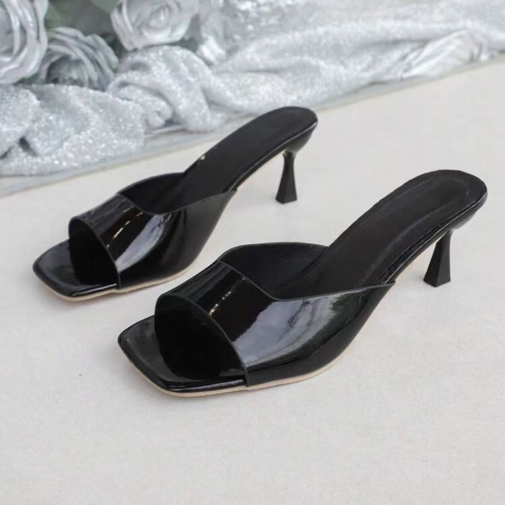 Women Formal Wear For Summer - รองเท้าส้นสูงแบบเปิดหัวทรงปลา สไตล์แฟชั่น ใส่สบาย เหมาะสำหรับฤดูร้อน รองเท้าแตะแบบส้นเข็ม ดีไซน์เซ็กซี่