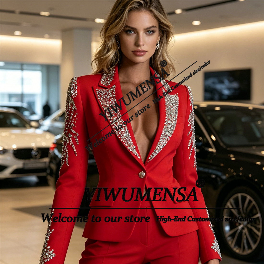 ชุดสูทผู้หญิงหรูหรา 2 ชิ้น ประ - Formal Wear Women Us บทวิจารณ์และราคา