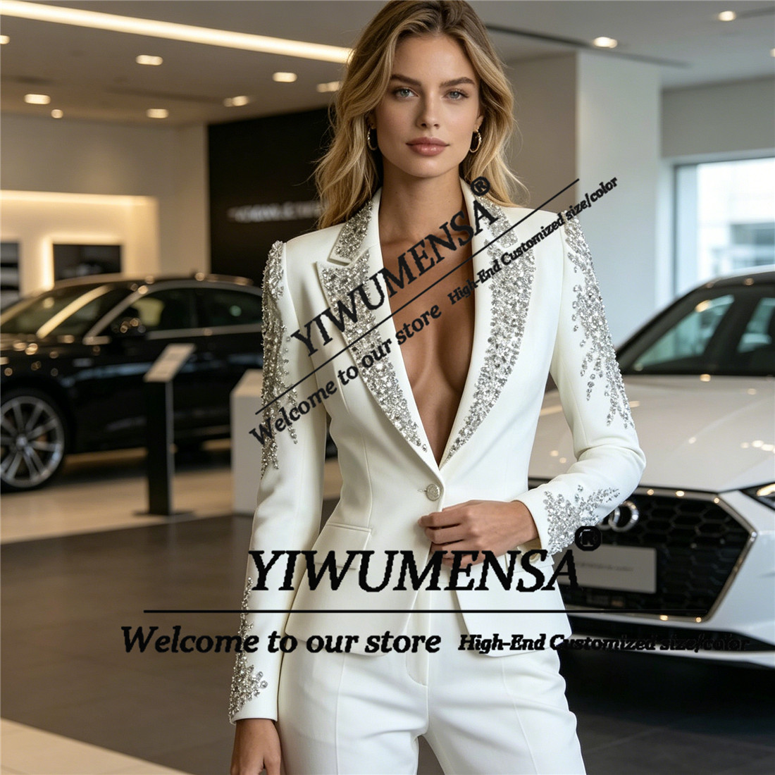 ชุดสูทผู้หญิงหรูหรา 2 ชิ้น ประ - Formal Wear Women Us บทวิจารณ์และราคา