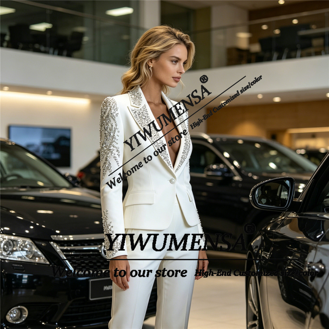 ชุดสูทผู้หญิงหรูหรา 2 ชิ้น ประ - Formal Wear Women Us บทวิจารณ์และราคา