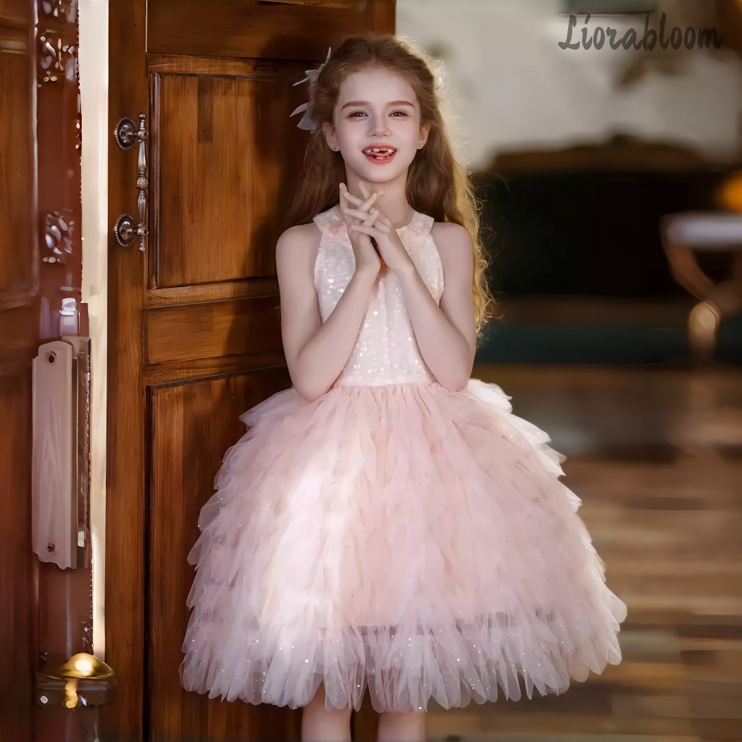 ชุดเดรสเด็กผู้หญิงสีชมพูแบบผูก - Formal Attire Woman บทวิจารณ์และราคา