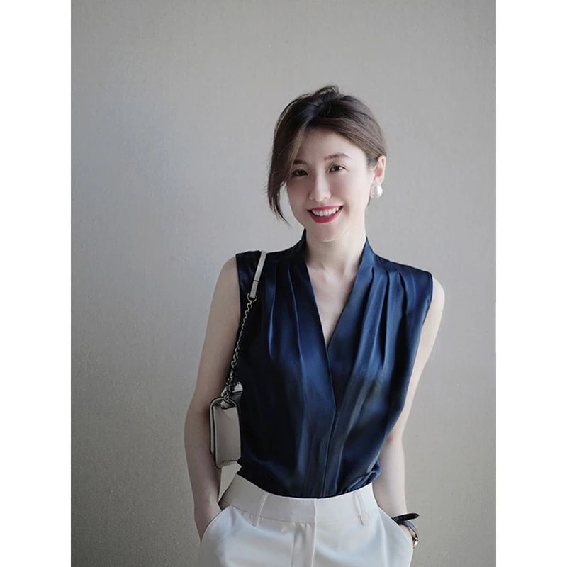 เสื้อและเสื้อเบลาส์สำหรับผู้หญ - Women Formal Wear White Shirt บทวิจารณ์และราคา