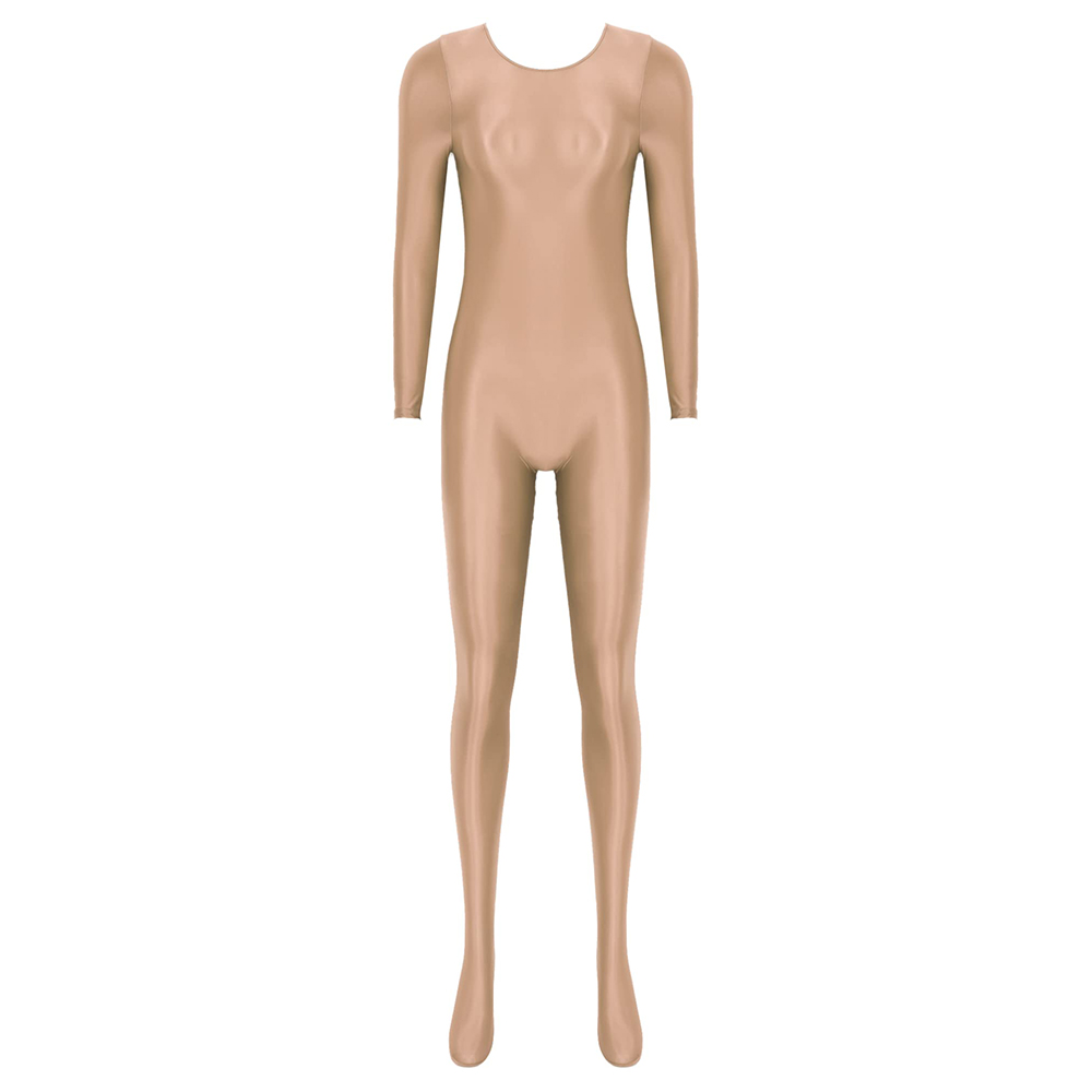 ชุดบอดี้สูทผู้หญิงแบบมันเงา แข - Women'S Formal Wear Jumpsuit บทวิจารณ์และราคา