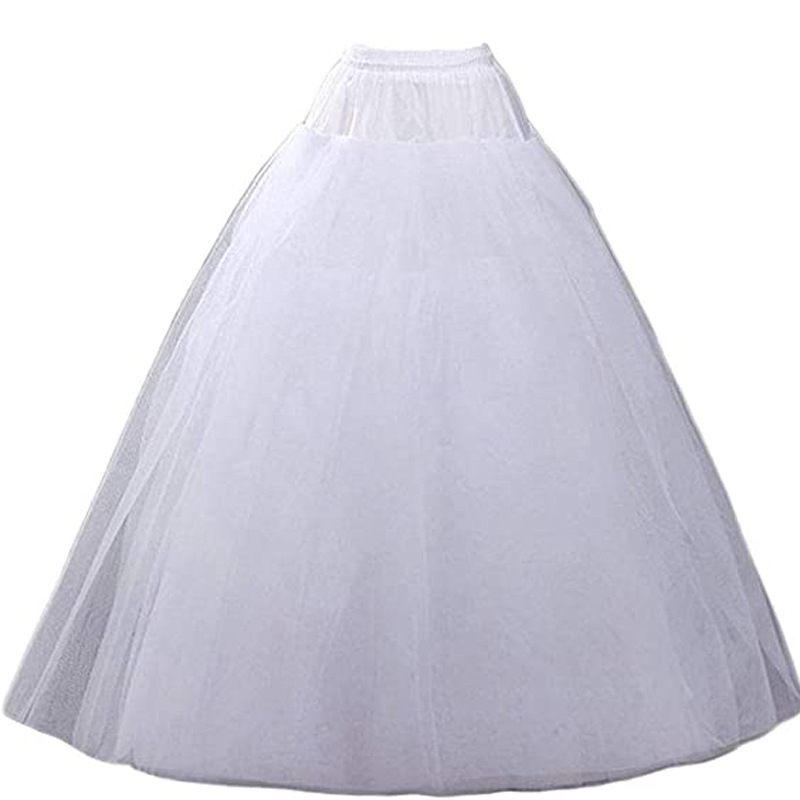 ผู้หญิงยาว Crinoline Petticoat - Women Formal Wear Combination บทวิจารณ์และราคา