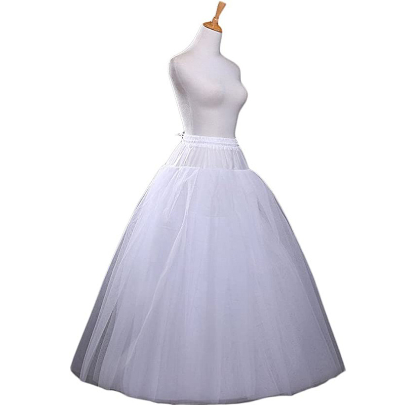 ผู้หญิงยาว Crinoline Petticoat - Women Formal Wear Combination บทวิจารณ์และราคา