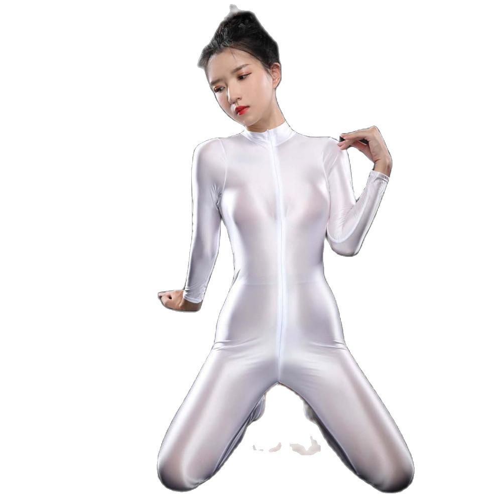 เซ็กซี่แขนยาวซิปเปิดCrotch Bod - Women'S Formal Wear Jumpsuit บทวิจารณ์และราคา