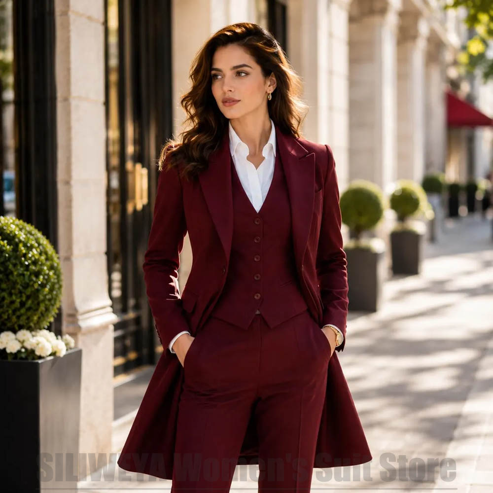 ชุดสูทผู้หญิง 3 ชิ้น ดีไซน์หรู - Women'S Elegant Formal Wear บทวิจารณ์และราคา