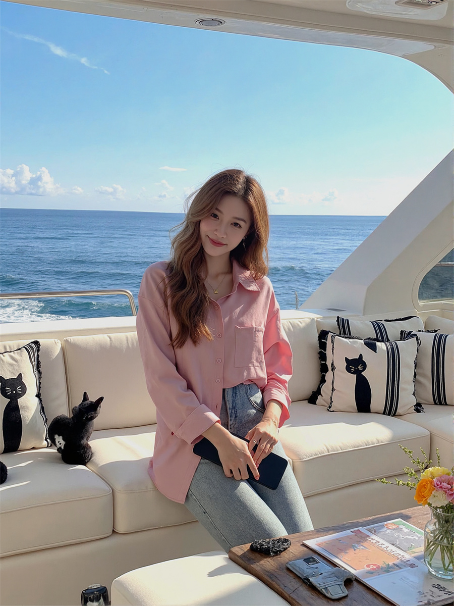 เสื้อผ้าผู้หญิงฤดูร้อน เสื้อเช - Women Formal Wear White Shirt บทวิจารณ์และราคา