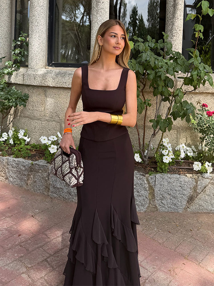 ชุดกระโปรงผู้หญิงลายปะติดสุดหร - Women Formal Wear For Summer บทวิจารณ์และราคา