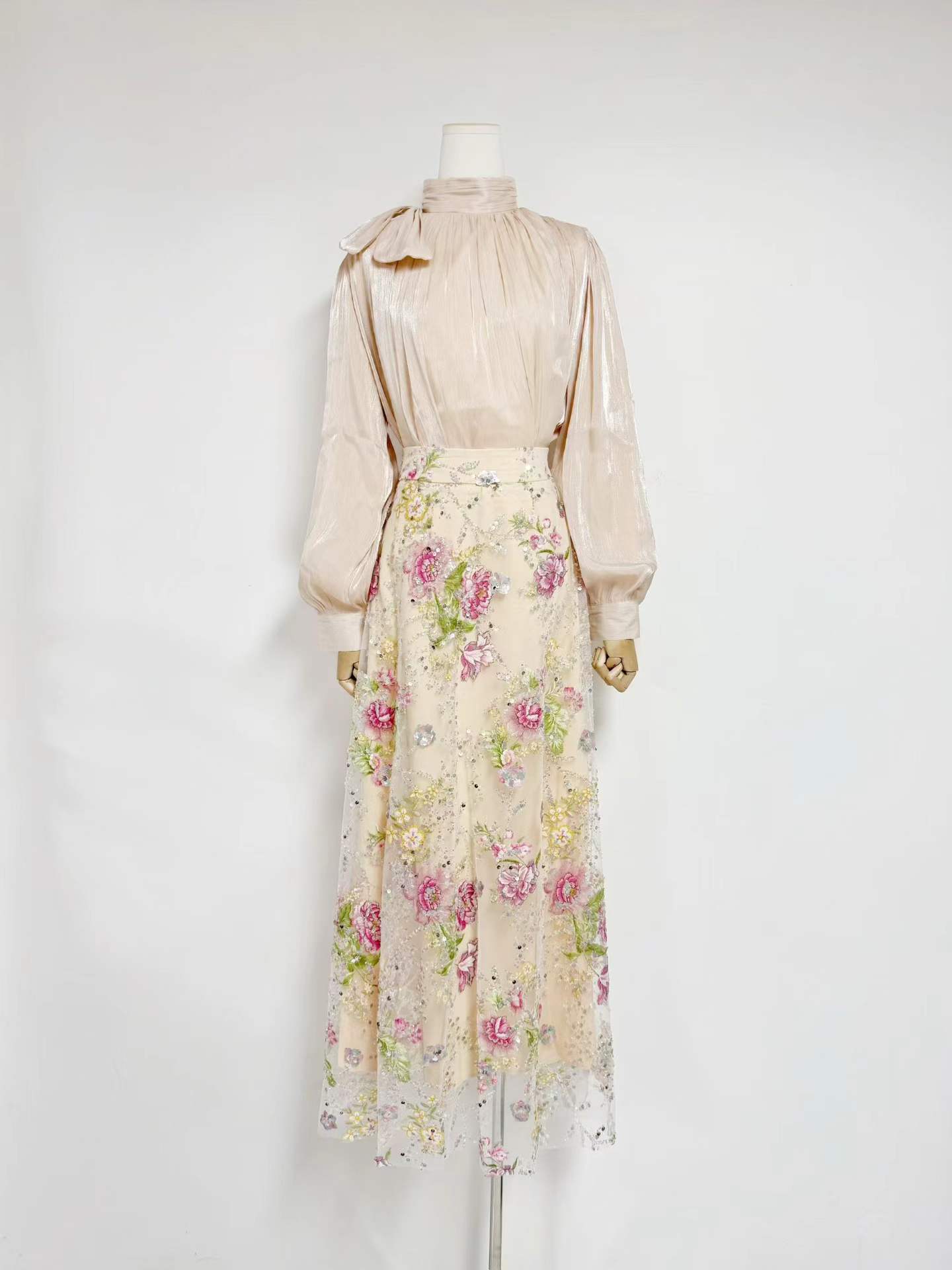 VGH ชุดสองชิ้นลายดอกไม้สีดำหรู - Women'S Elegant Formal Wear บทวิจารณ์และราคา