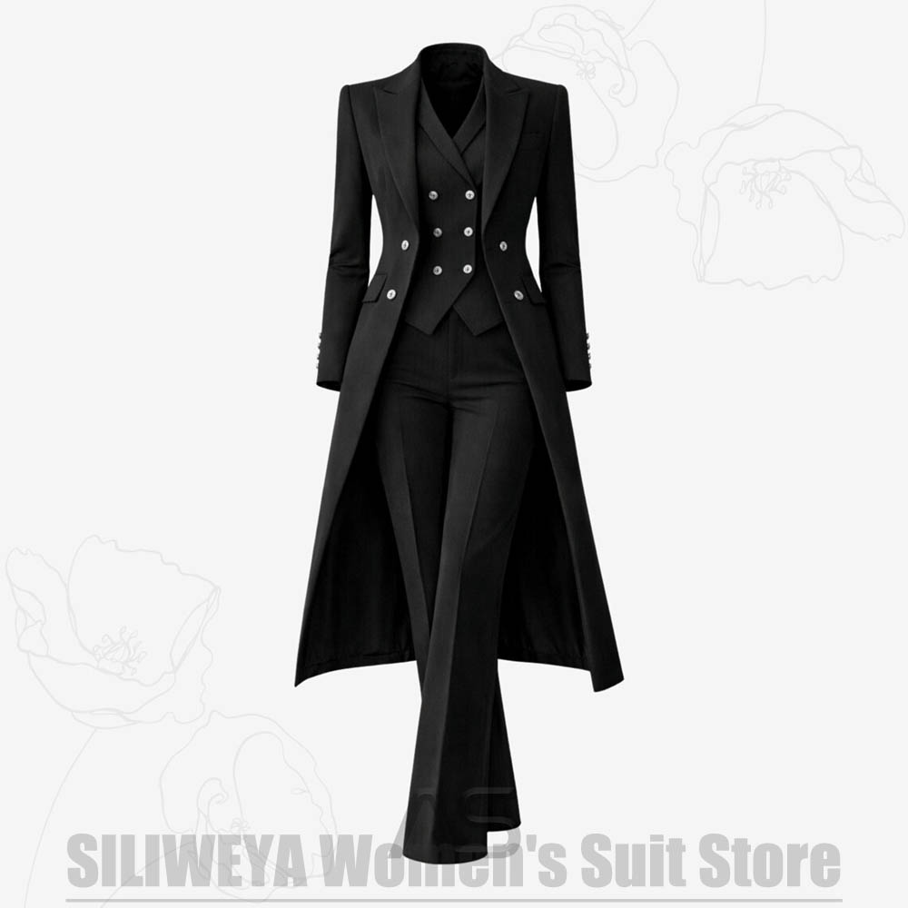 ชุดสูทผู้หญิง 3 ชิ้น แบบกระดุม - Women'S Elegant Formal Wear บทวิจารณ์และราคา
