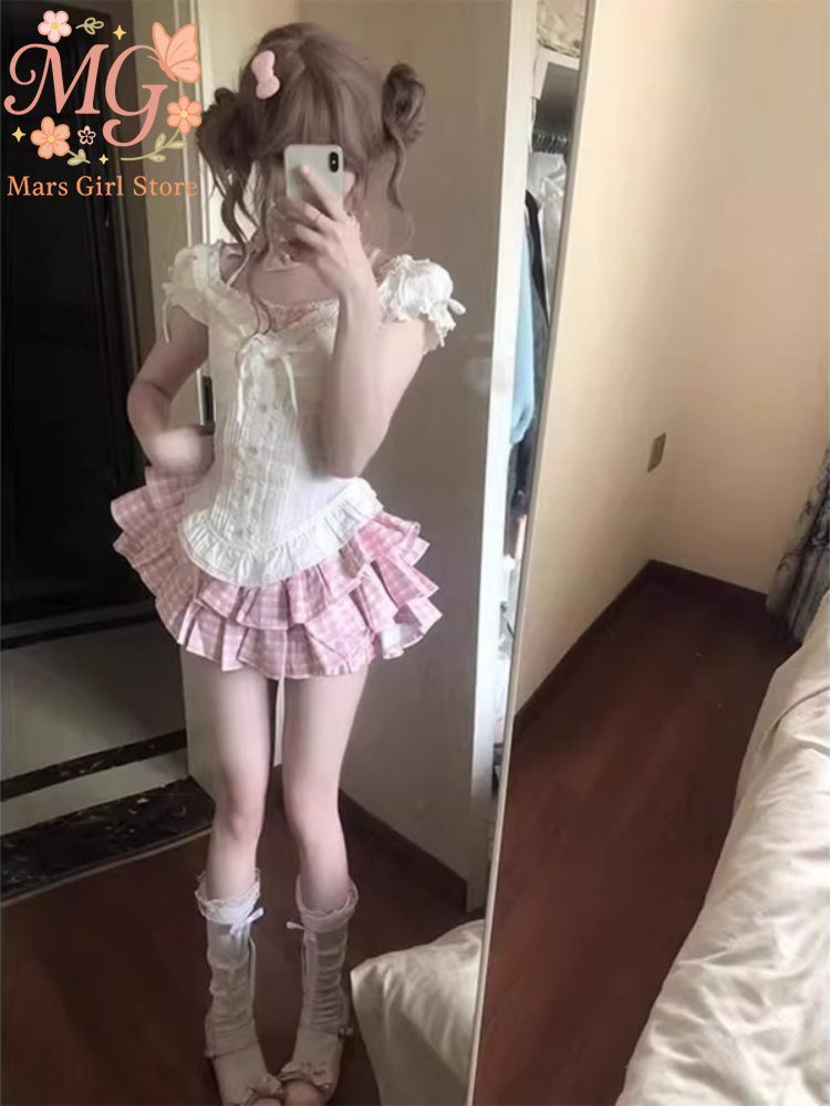ชุดเซ็ต 2 ชิ้น สไตล์ญี่ปุ่น คา - Women Formal Wear For Summer บทวิจารณ์และราคา
