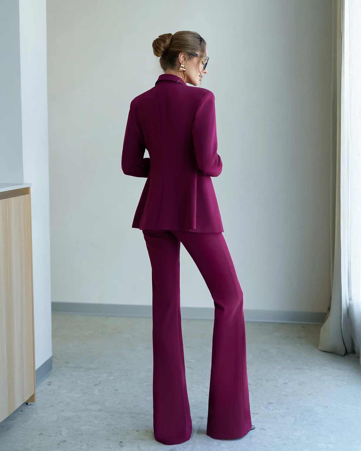 Pure สีผู้หญิงชุดกางเกง Slim F - Women Formal Party Wear Dress บทวิจารณ์และราคา