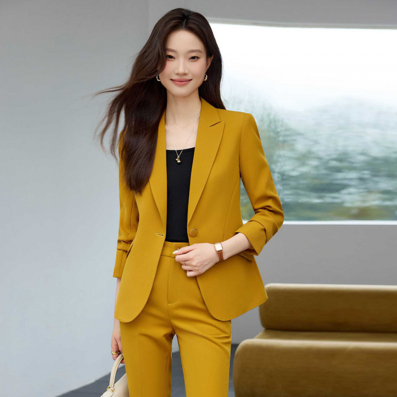 ชุดสูทผู้หญิงหรูหราไฮเอนด์ รุ่ - Women Formal Wear White Shirt บทวิจารณ์และราคา