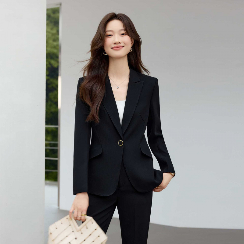 ชุดสูทผู้หญิงหรูหราไฮเอนด์ รุ่ - Women Formal Wear White Shirt บทวิจารณ์และราคา